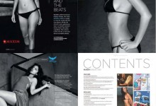 Monika Gaba, one of our mixing and mastering clients, featured in Maxim